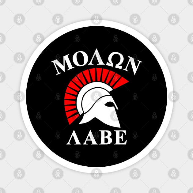 Mod.16 Molon Labe Greek Spartan Magnet by parashop